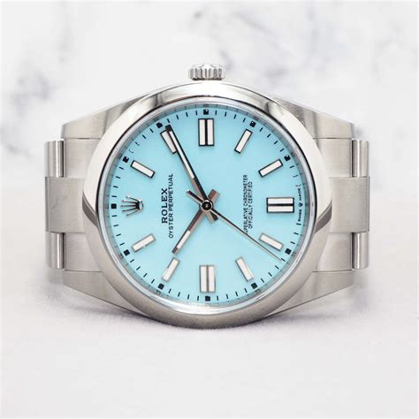 rolex 41mm tiffany blue.